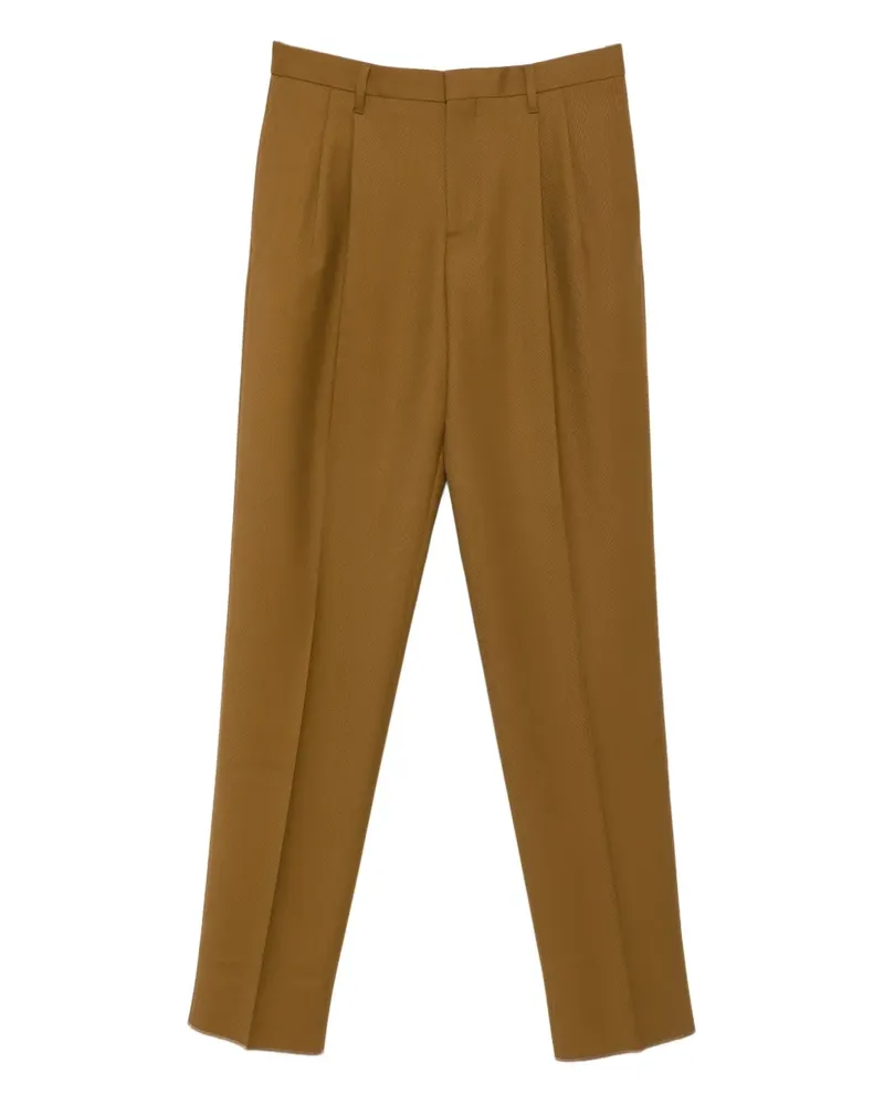 LARDINI Plissierte Hose - Braun Braun