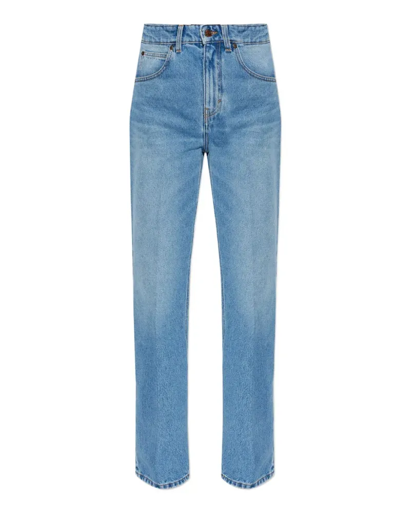 Victoria Beckham patch-pocket jeans - Blau Blau
