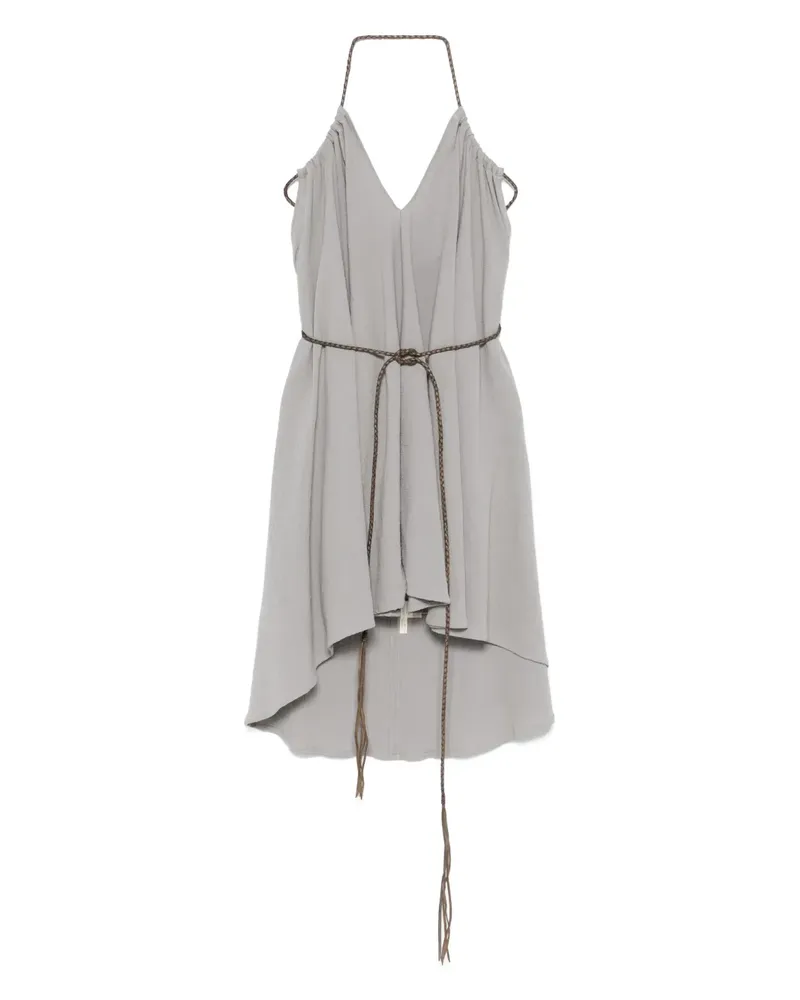 Caravana Rückenfreies Kleid - Grau Grau