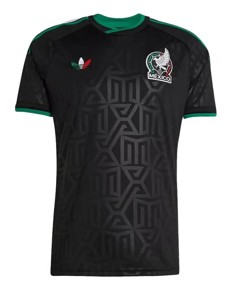 adidas Mexico 26 geometric-pattern T-shirt - Schwarz Schwarz