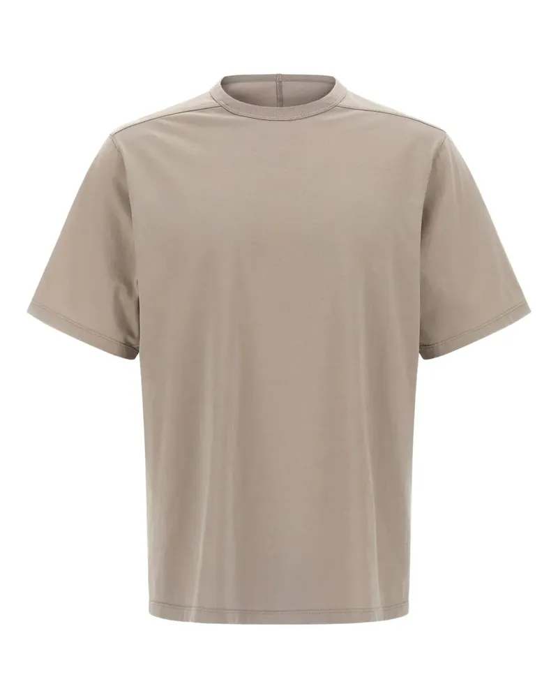 Rick Owens Brad crewneck back stitching T-shirt - Nude Nude