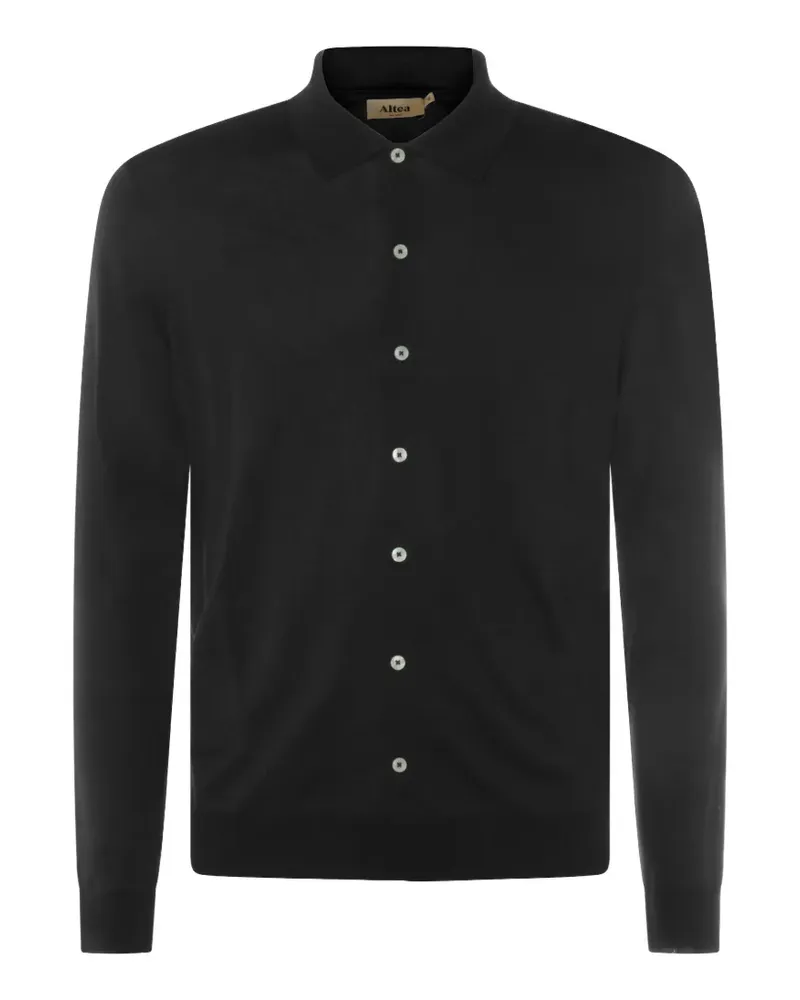 Altea Klassisches Hemd - Schwarz Schwarz