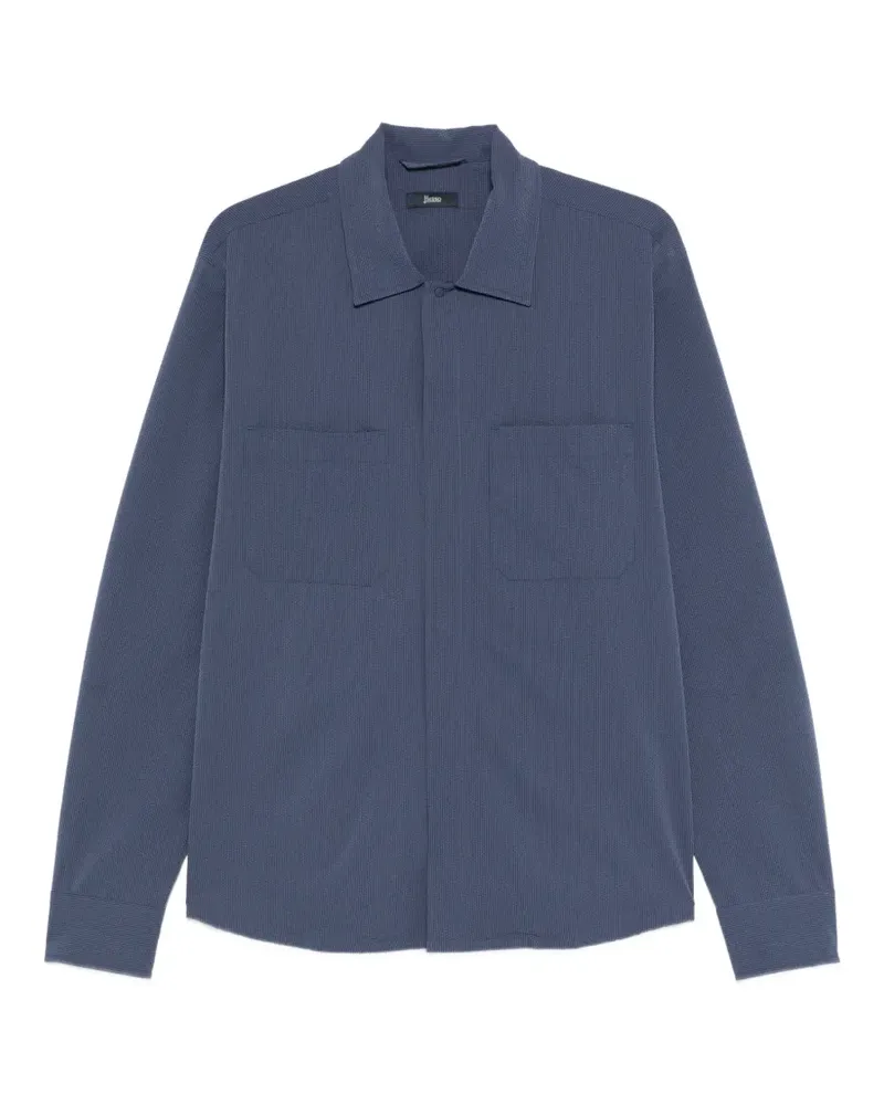 Herno pocket shirt - Blau Blau