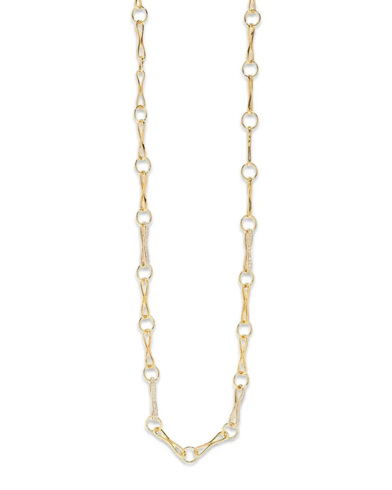 AZLEE Halskette mit Diamanten - Gold Gold