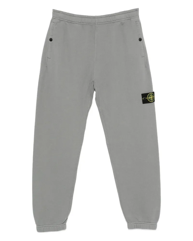 Stone Island Jogginghose mit Logo-Patch - Grau Grau