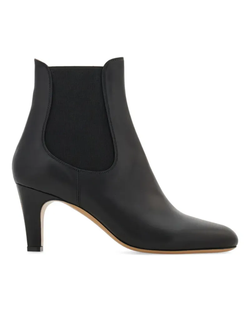 Ferragamo Chelsea-Boots mit mittelhohem Absatz - Schwarz Schwarz