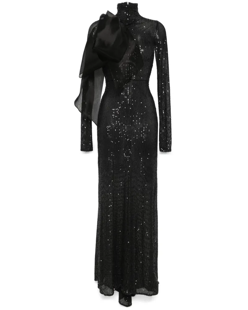 ATU Body Couture Maxikleid mit Pailletten - Schwarz Schwarz