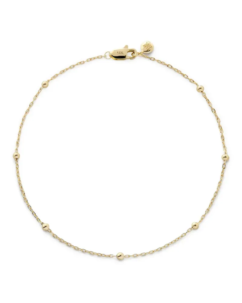 Monica Vinader 14kt Gelbgoldhalskette Gold