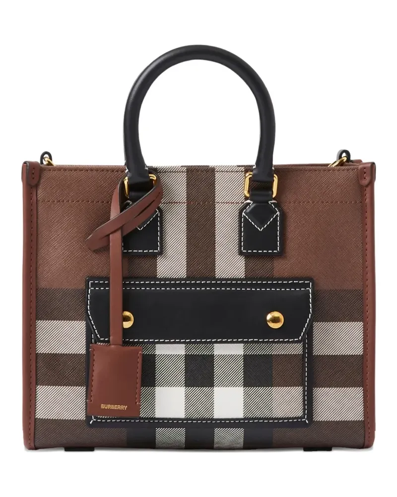 Burberry Mini Freya Handtasche - Braun Braun