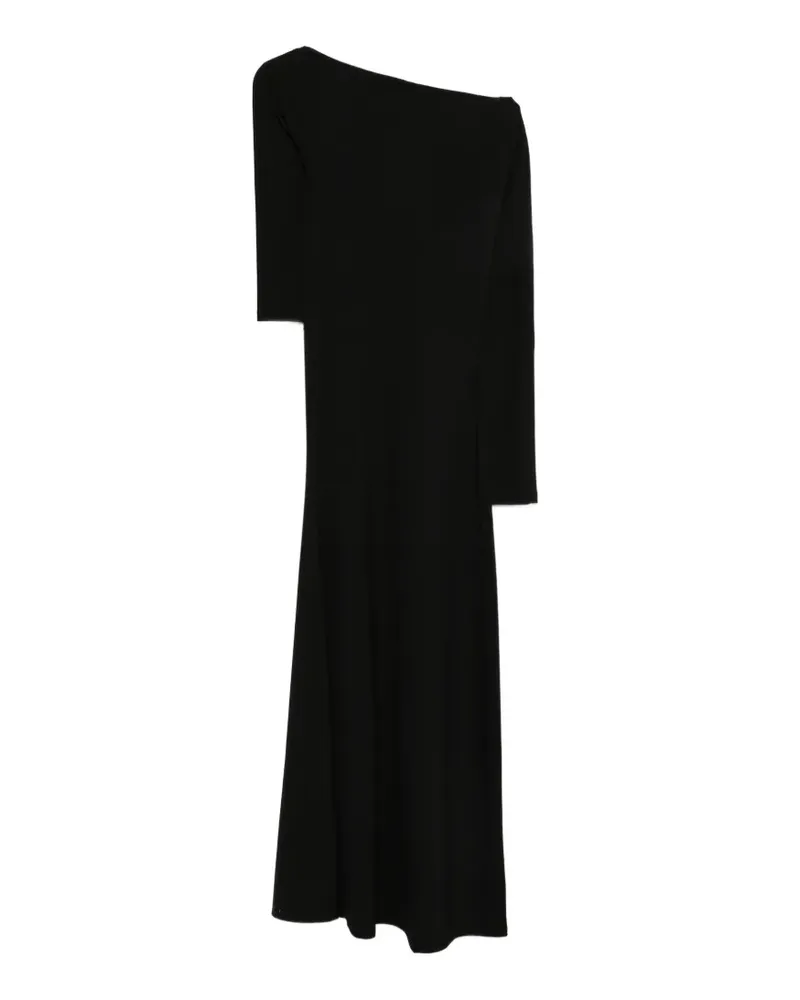 Róhe twisted jersey maxi dress - Schwarz Schwarz