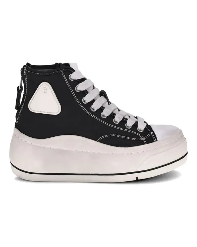 R13 Kurt high-top platform sneakers - Schwarz Schwarz