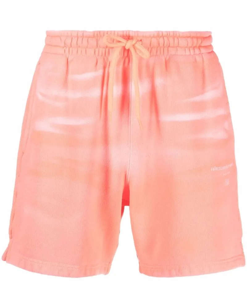 Alexander Wang Shorts mit Batikmuster Rosa