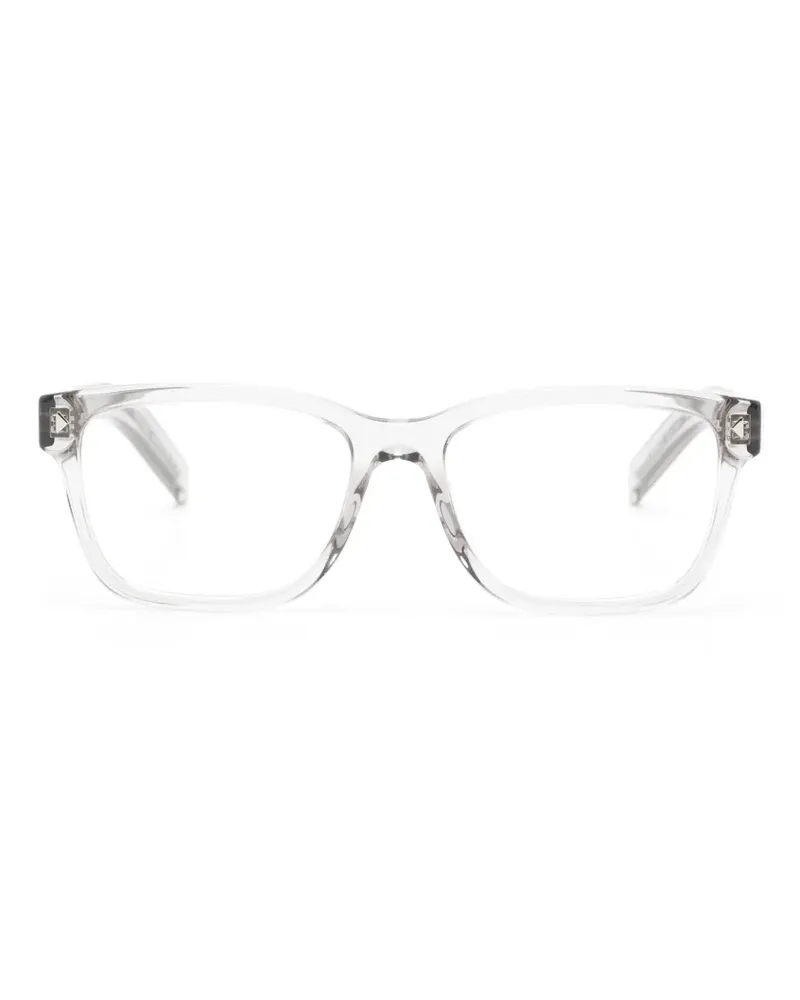 Prada Brille mit eckigem Gestell - Grau Grau