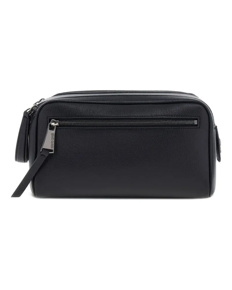 Roberto Cavalli logo-detail pochette - Schwarz Schwarz