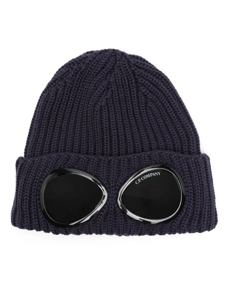 C.P. Company Goggles Beanie Violett