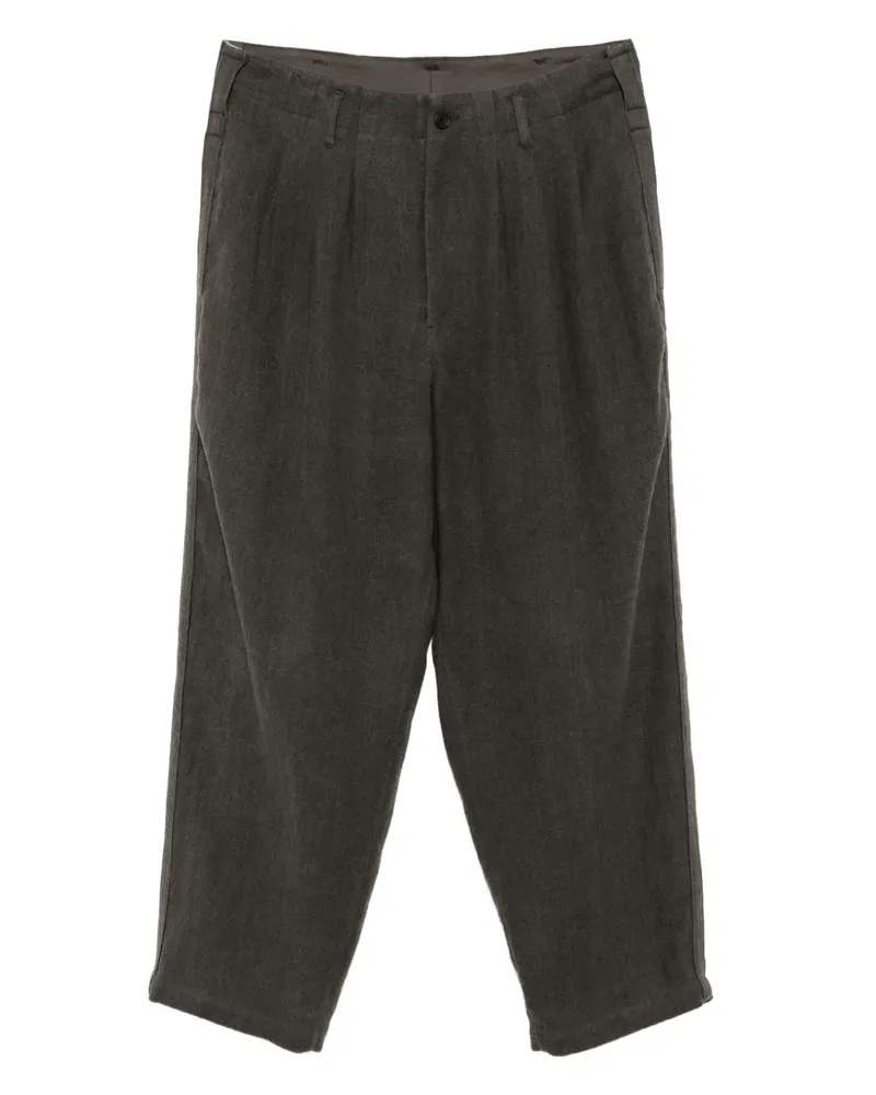 Yohji Yamamoto Cupro Hose - Grau Grau