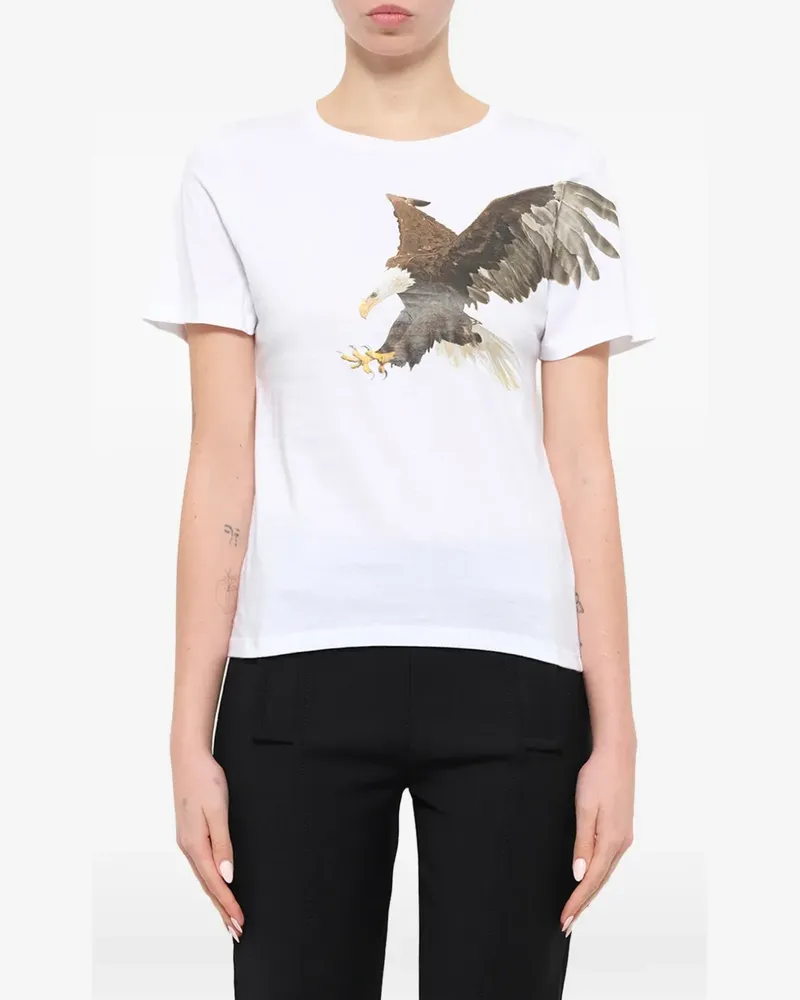 Neil Barrett eagle-print T-shirt - Weiß Weiß