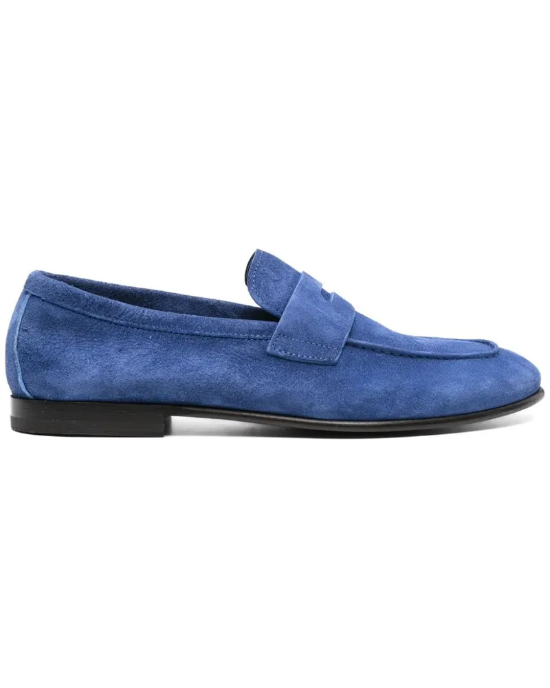 Scarosso Gregory Loafer aus Wildleder Blau