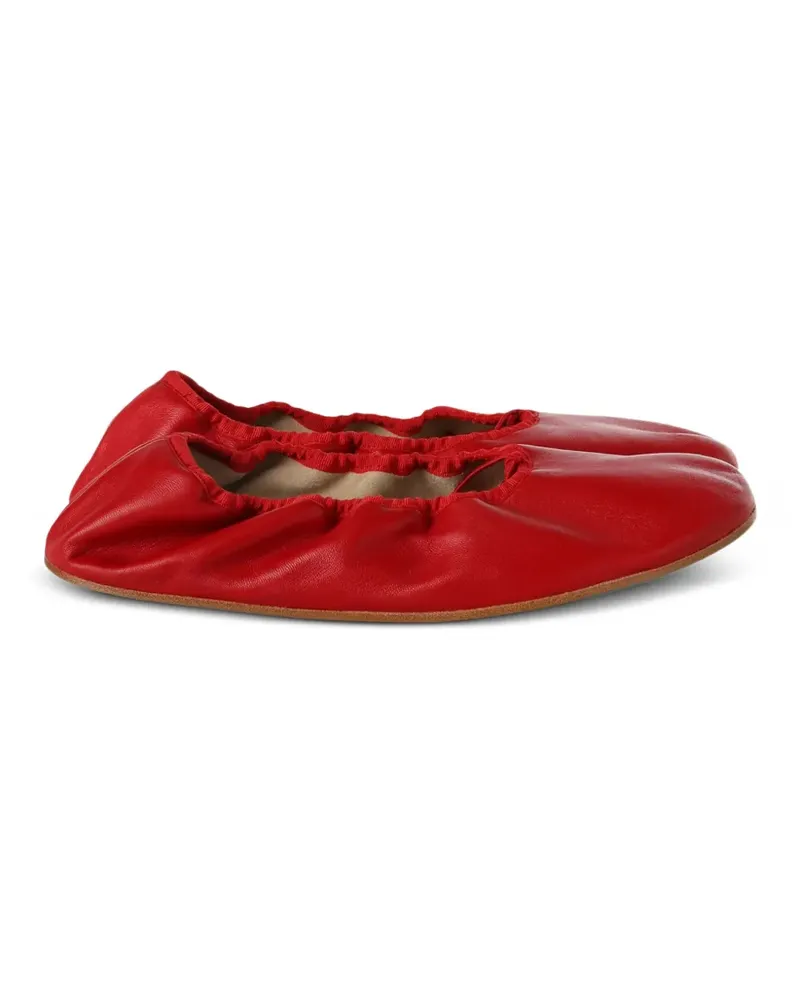 The Row Abgerundete Ballerinas - Rot Rot
