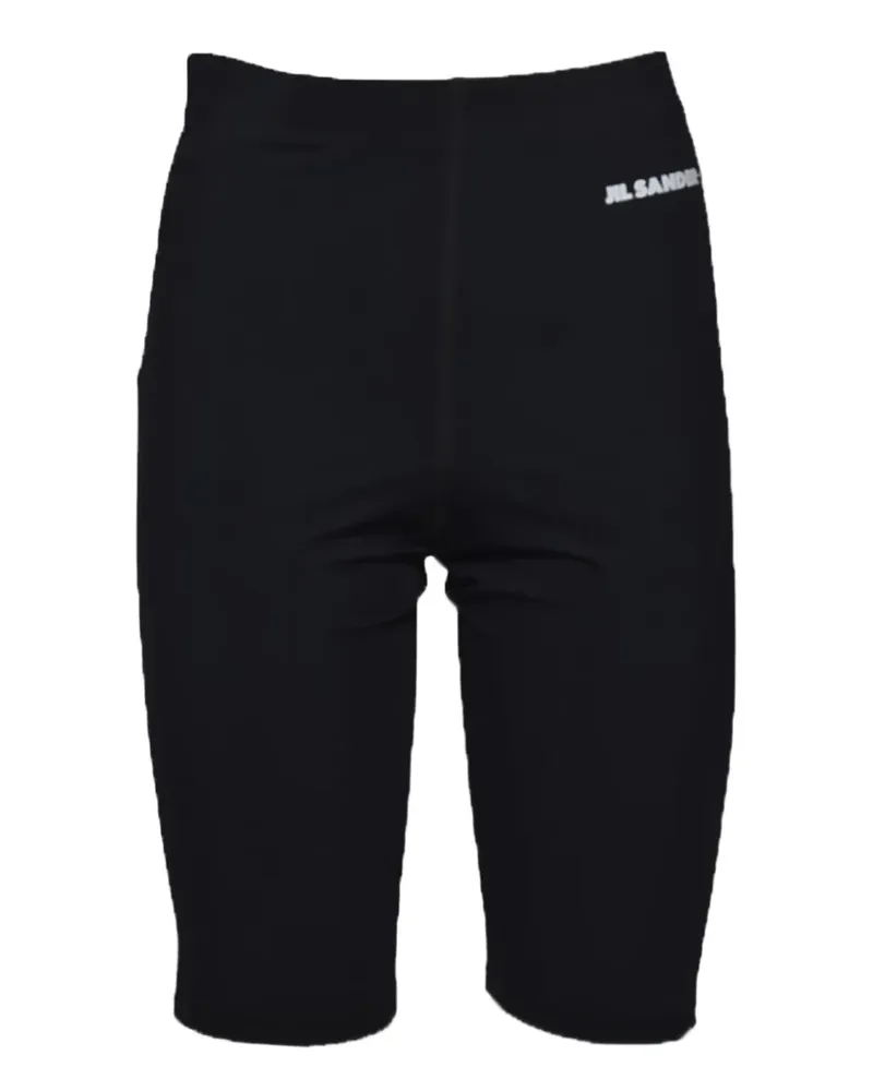 Jil Sander Shorts im Biker-Look - Schwarz Schwarz