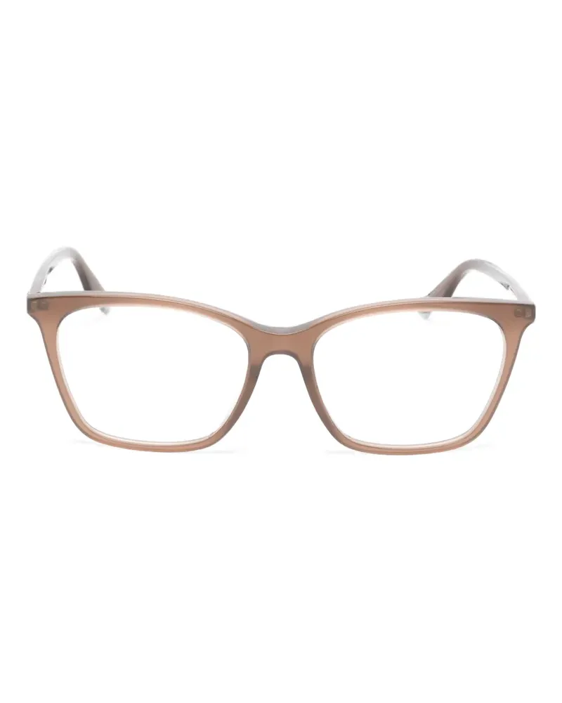 Ray Ban Brille mit eckigem Gestell - Braun Braun