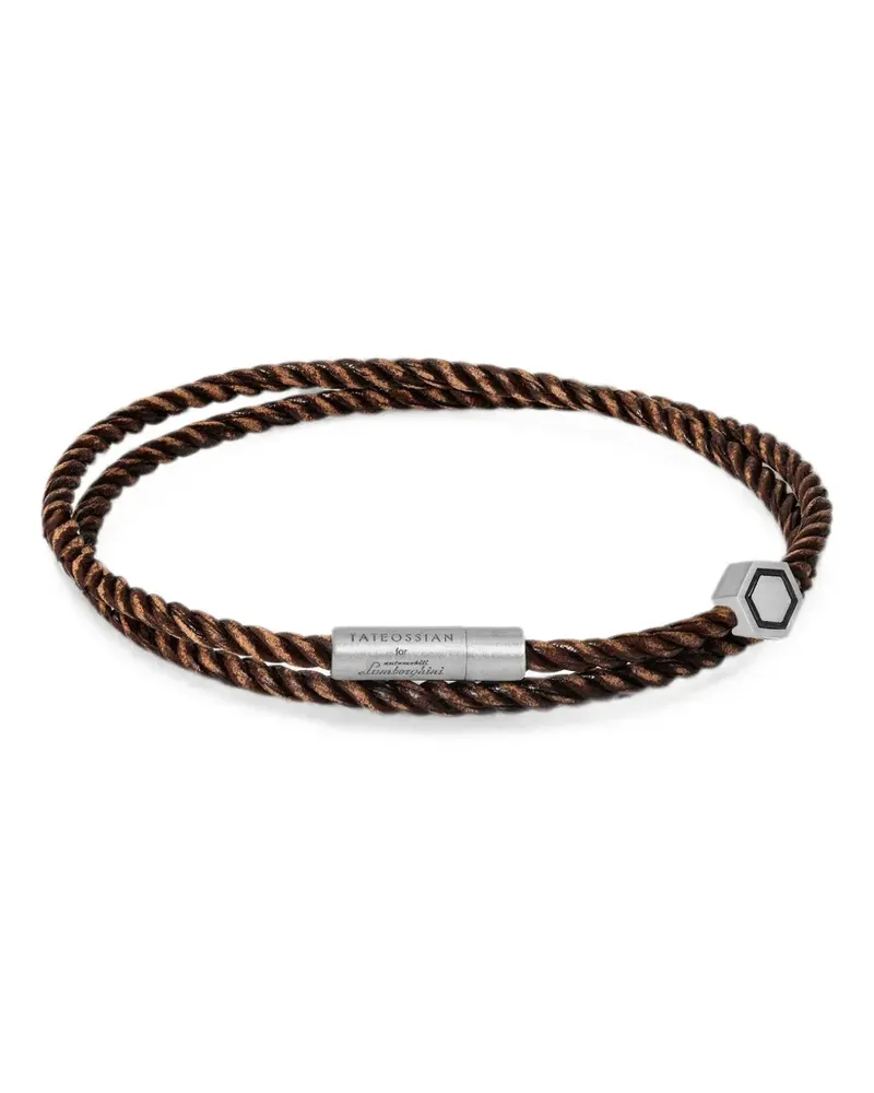 Tateossian woven double-wrap bracelets - Silber Silber