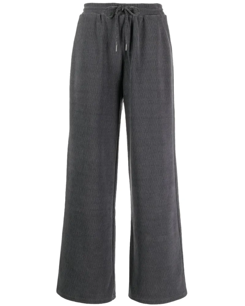 b+ab Jogginghose mit Zickzackmuster - Grau Grau