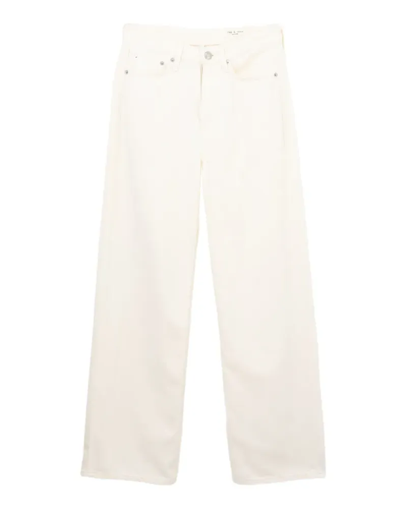 Rag & Bone Jeans mit weitem Bein - Nude Nude