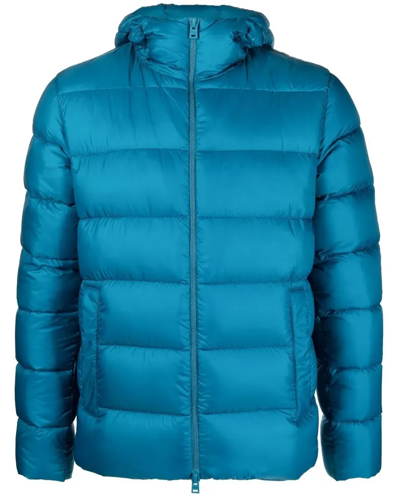 Herno Gefütterte Globe Kapuzenjacke - Blau Blau
