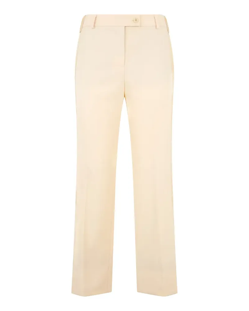 Moschino straight-leg wool trousers - Nude Nude