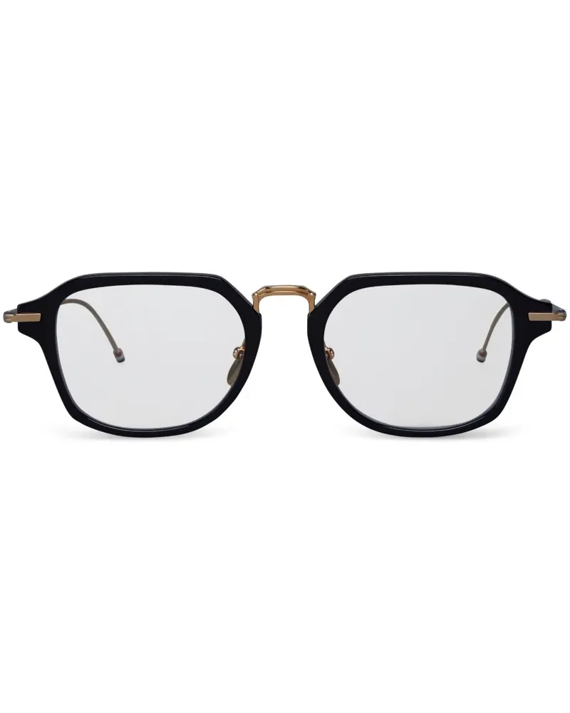 Thom Browne Brille mit eckigem Gestell - Blau Blau