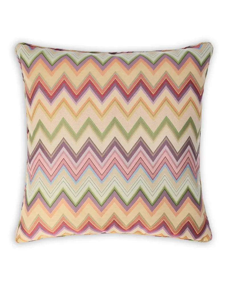 Missoni Home Agadir Kissen mit Zickzackmuster - Nude Nude