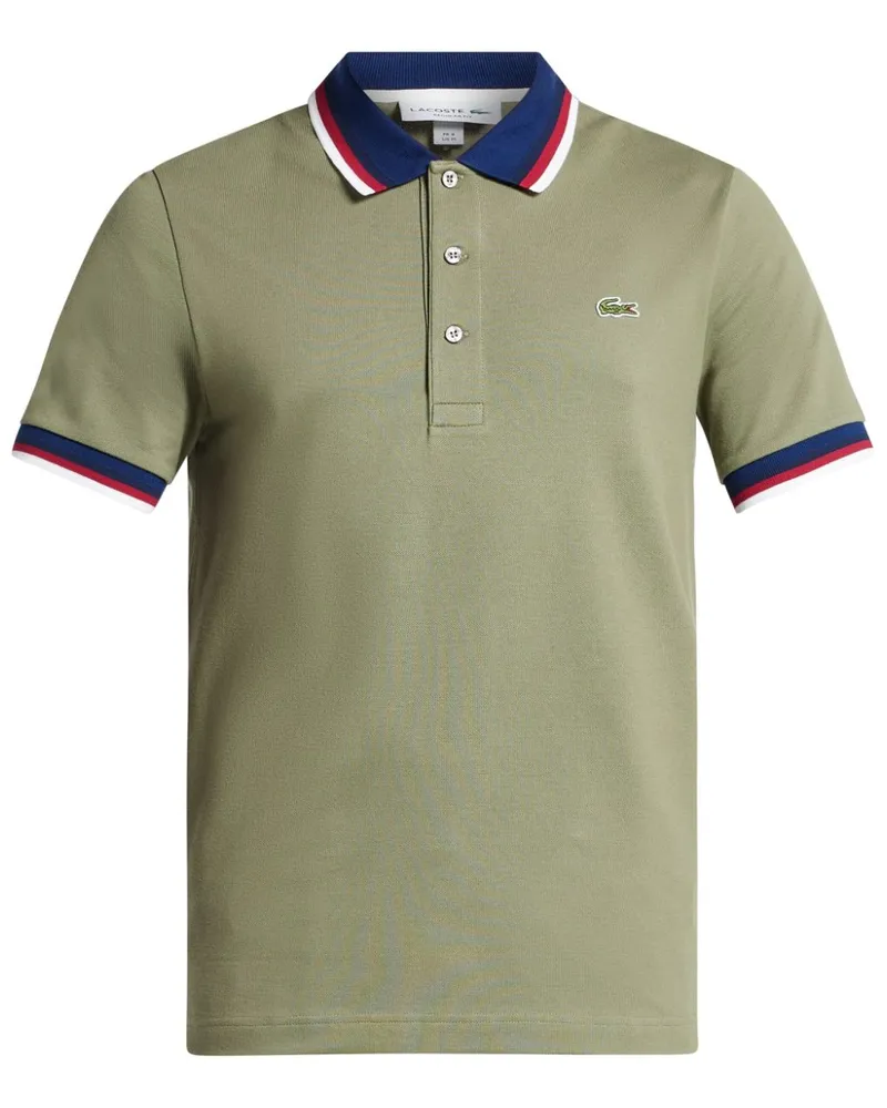 Lacoste Poloshirt mit Logo-Patch - Grün Grün