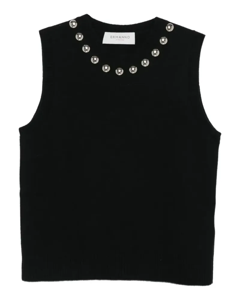 Ermanno Scervino studded sweater - Schwarz Schwarz