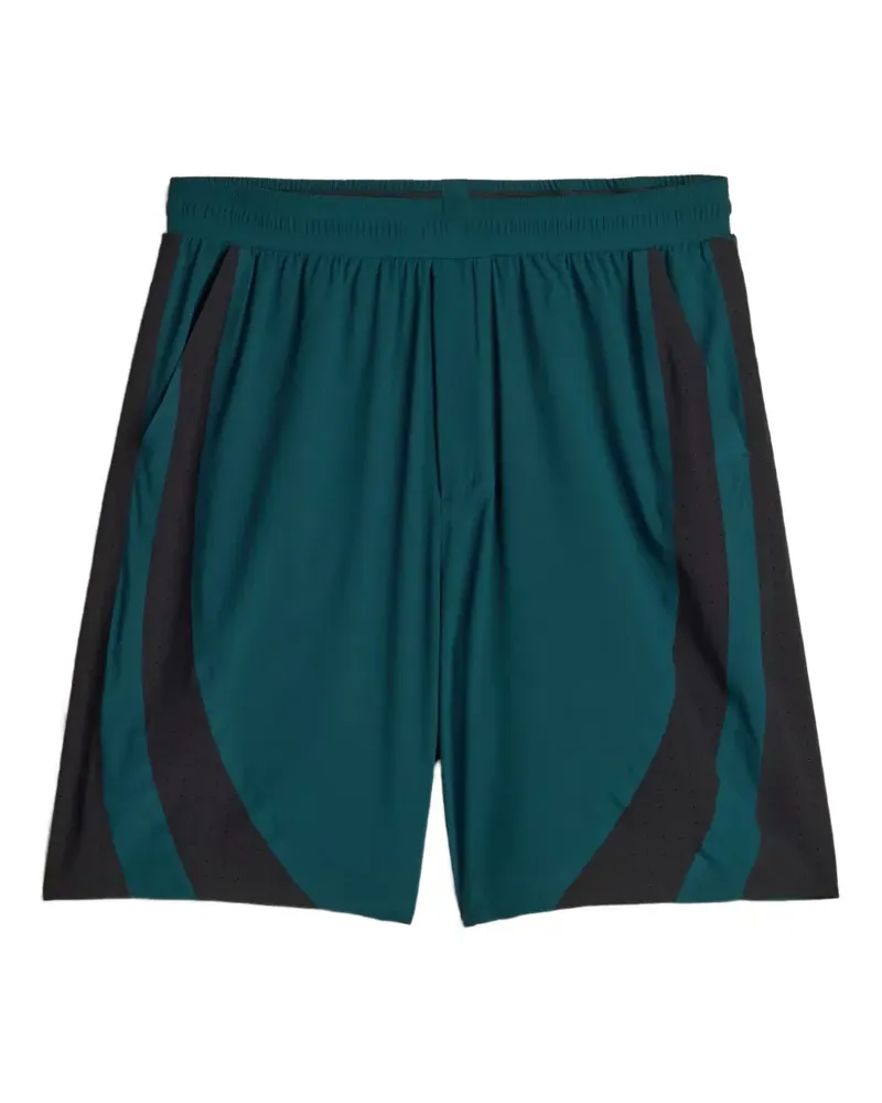 Y-3 colourblock shorts - Grün Grün