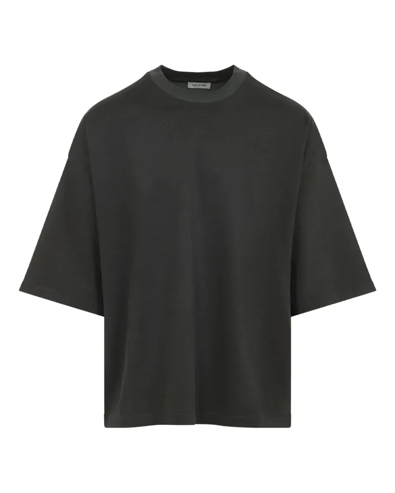 Fear of God T-Shirt mit Rundhalsausschnitt - Schwarz Schwarz