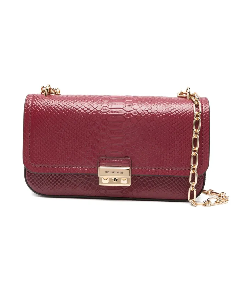 Michael Kors Große Tribeca Schultertasche mit Kette - Rot Rot