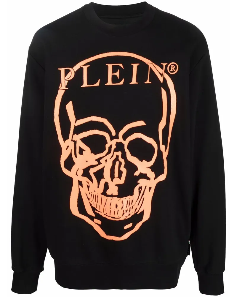 Philipp Plein Sweatshirt mit Logo-Print Schwarz