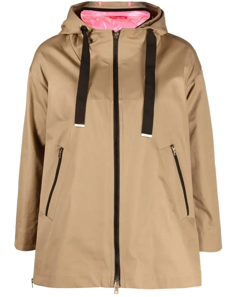 Herno Wendbare Kapuzenjacke - Nude Nude