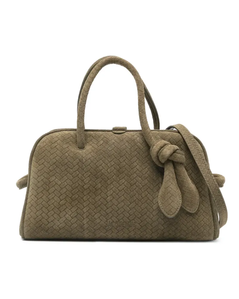 Jacquemus Le Petit Turismo woven tote bag - Grün Grün