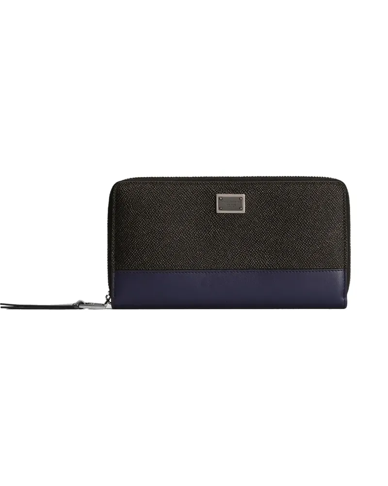 Dolce & Gabbana Dauphine Portemonnaie - Schwarz Schwarz