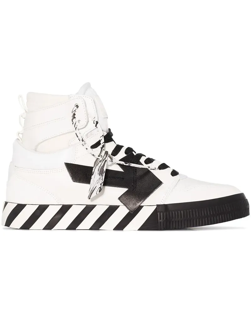 OFF-WHITE Vulcanized High-Top-Sneakers - Weiß Weiß