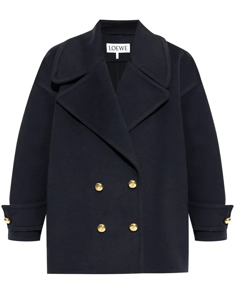 Loewe Pebble Cabanjacke aus Wolle - Blau Blau