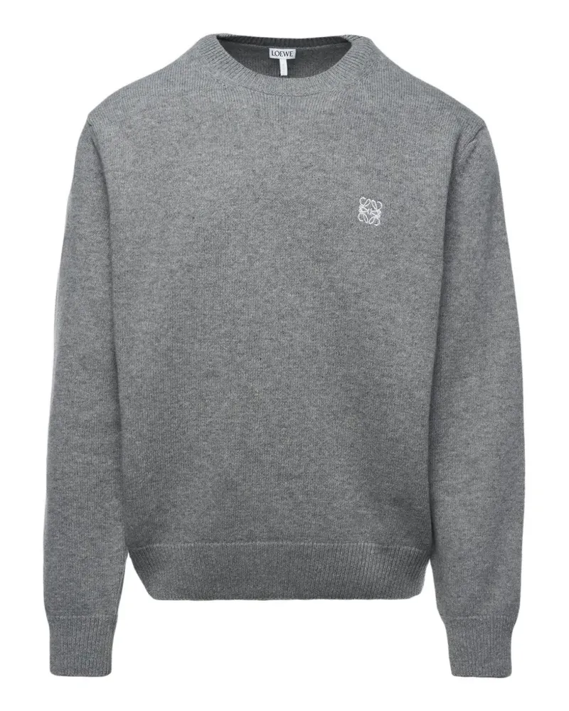 Loewe Anagram Pullover - Grau Grau