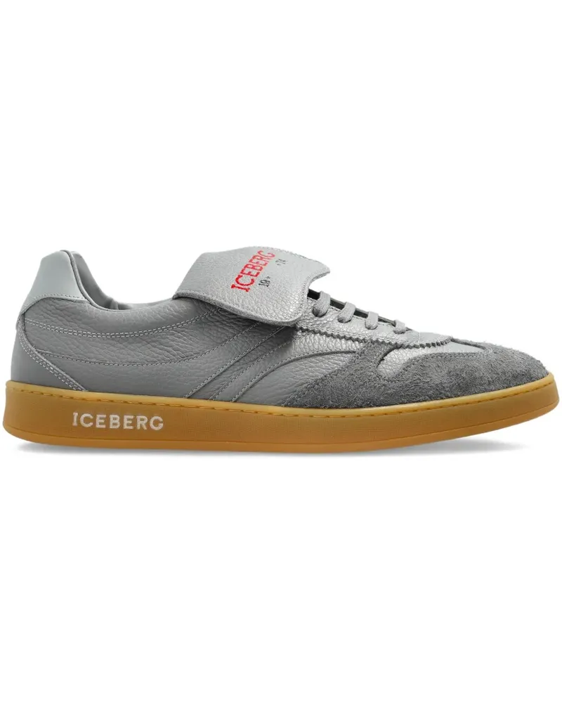 Iceberg suede panelled sneakers - Grau Grau
