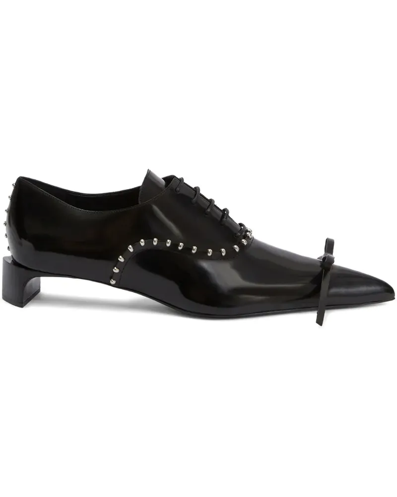 Jil Sander Oxford-Schuhe aus Lackleder - Schwarz Schwarz