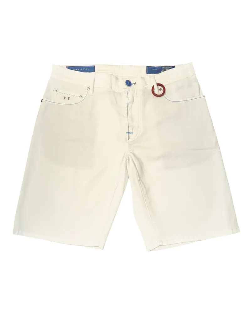 Tramarossa Shorts mit Leder-Patch - Nude Nude