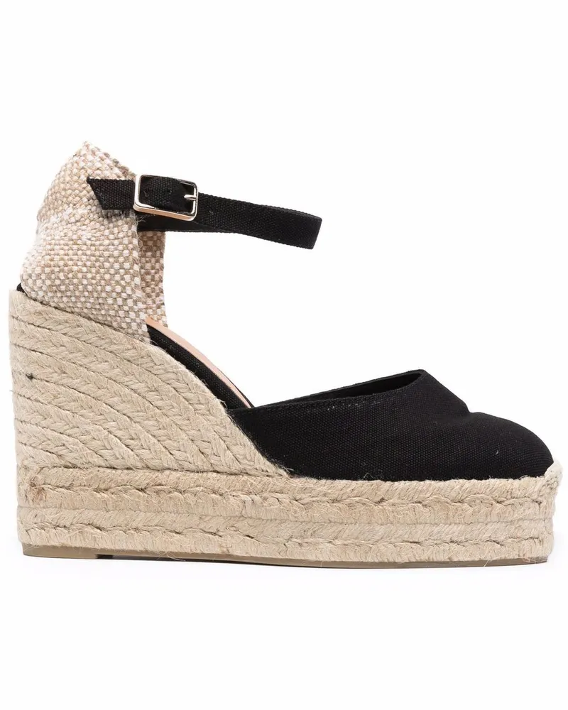 Castañer Carol Espadrilles 115mm - Schwarz Schwarz