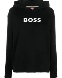 HUGO BOSS Hoodie aus Bio-Baumwolle Schwarz