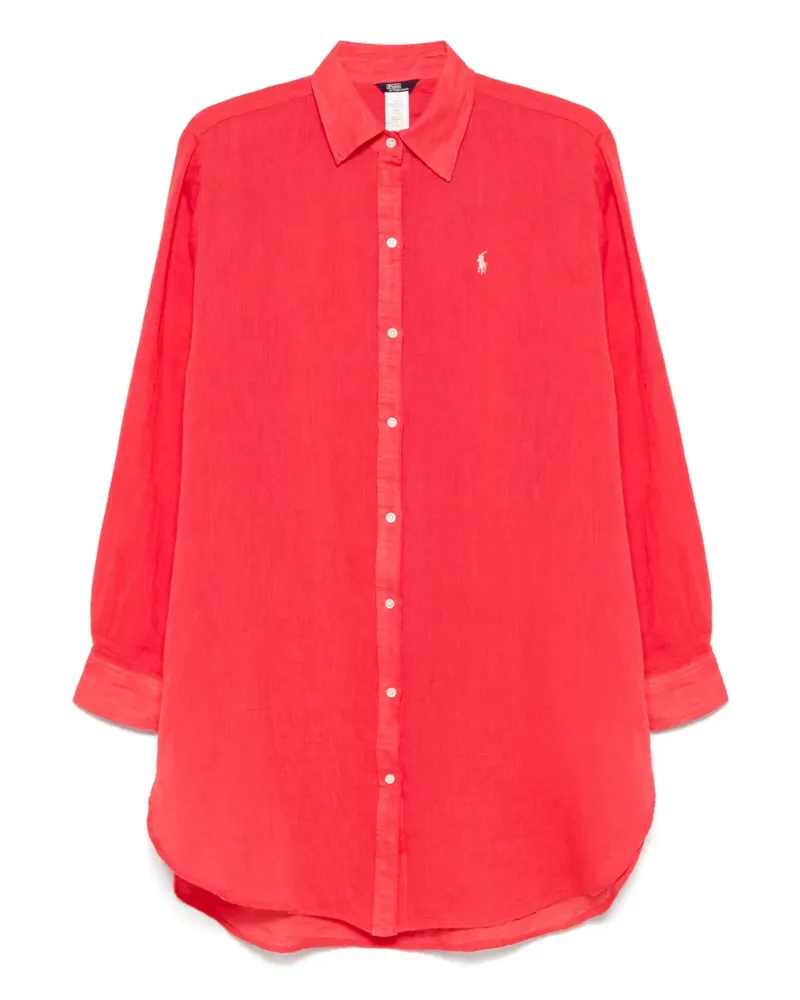 Ralph Lauren Hemd mit Polo Pony - Rot Rot
